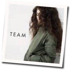 team yey lyrics and chords|TEAM CHORDS (ver 2) by Lorde @ Ultimate.